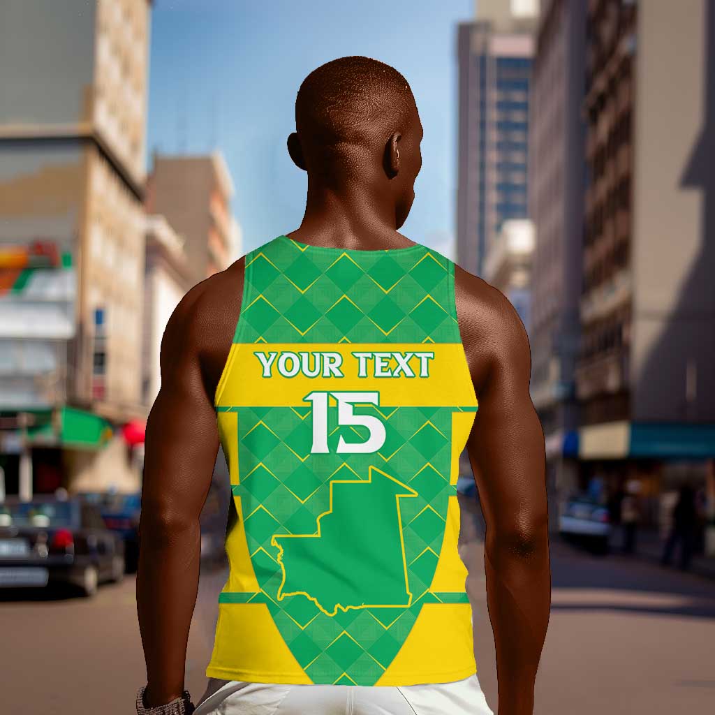 Custom Mauritania Beach Soccer 2025 Men Tank Top Allez Al-Murabitun LT15