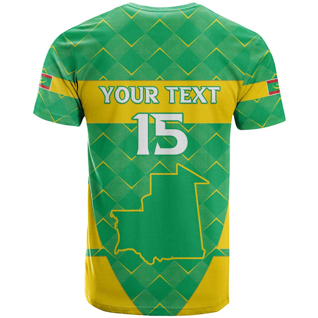 Custom Mauritania Beach Soccer 2025 T shirt Allez Al-Murabitun LT15