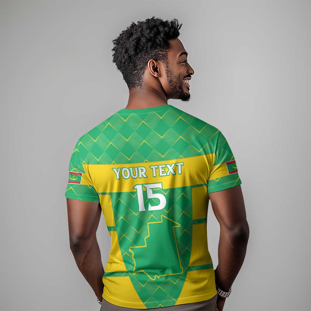 Custom Mauritania Beach Soccer 2025 T shirt Allez Al-Murabitun LT15