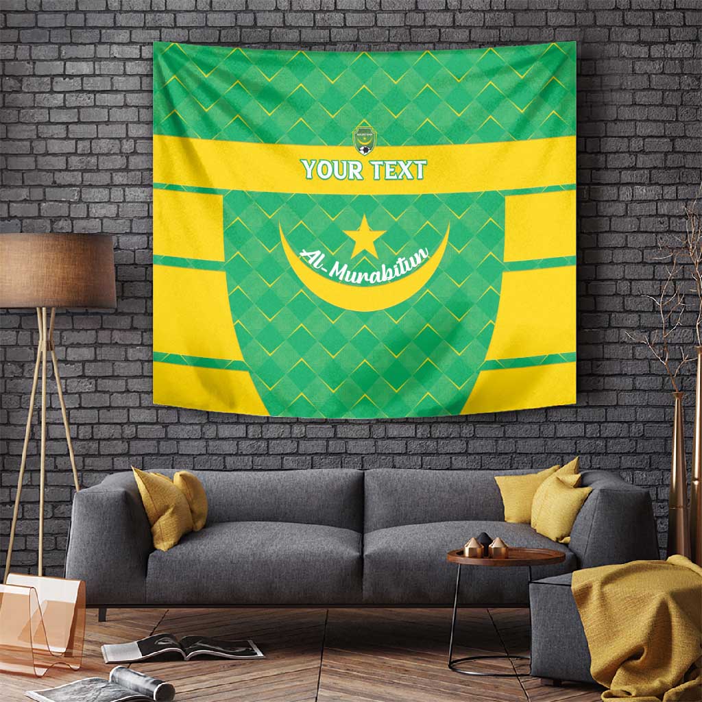 Custom Mauritania Beach Soccer 2025 Tapestry Allez Al-Murabitun LT15