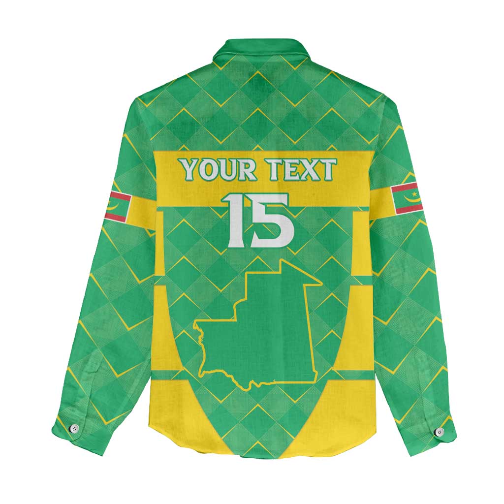 Custom Mauritania Beach Soccer 2025 Women Casual Shirt Allez Al-Murabitun LT15