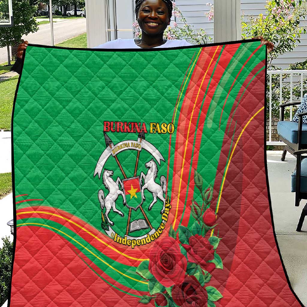 Burkina Faso Independence Day Quilt Coat Of Arms African Pattern LT15