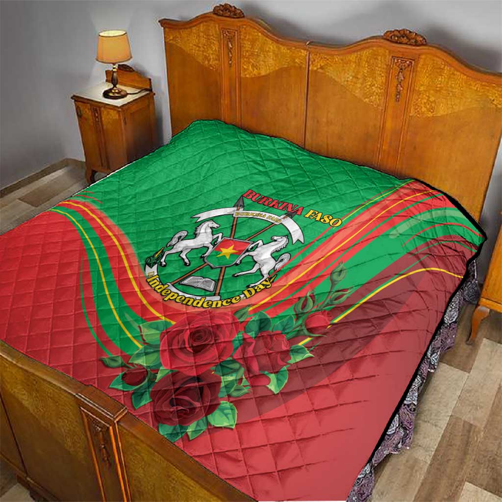 Burkina Faso Independence Day Quilt Coat Of Arms African Pattern LT15