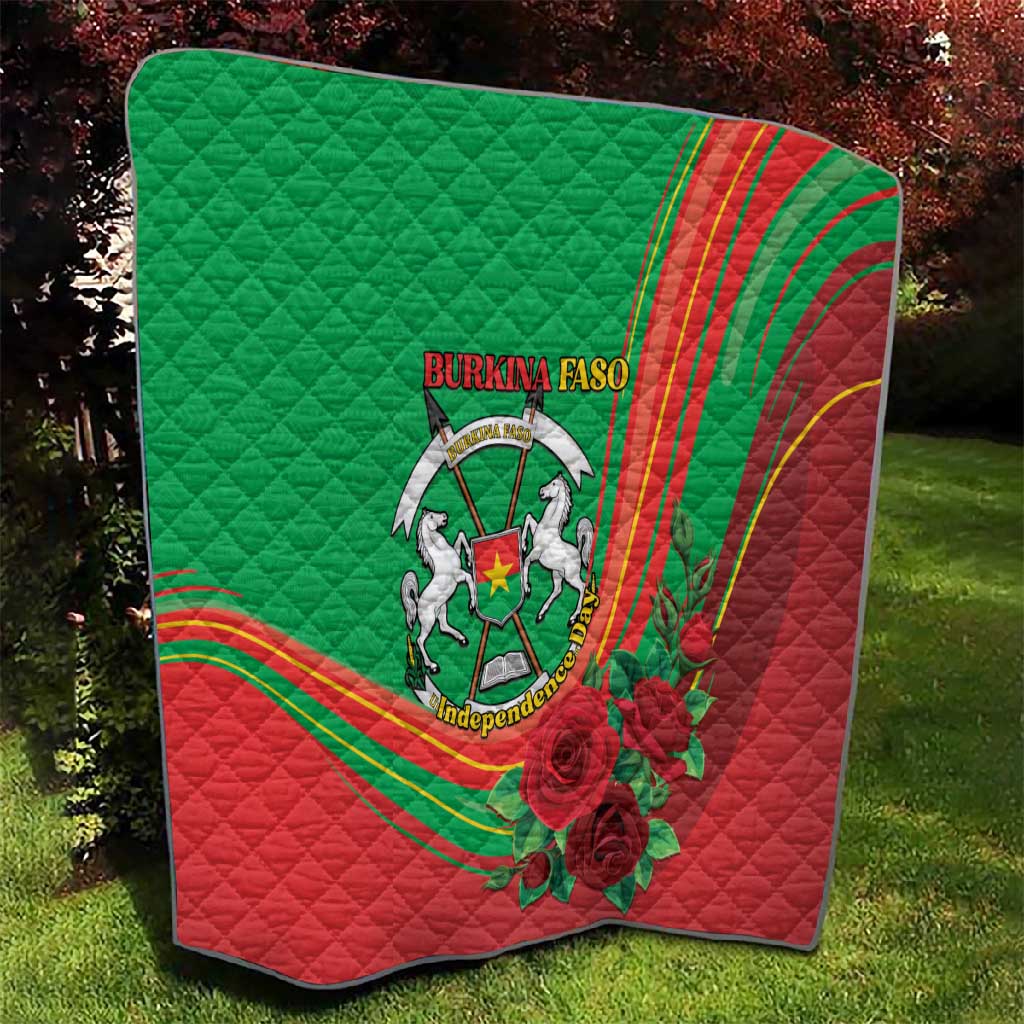 Burkina Faso Independence Day Quilt Coat Of Arms African Pattern LT15