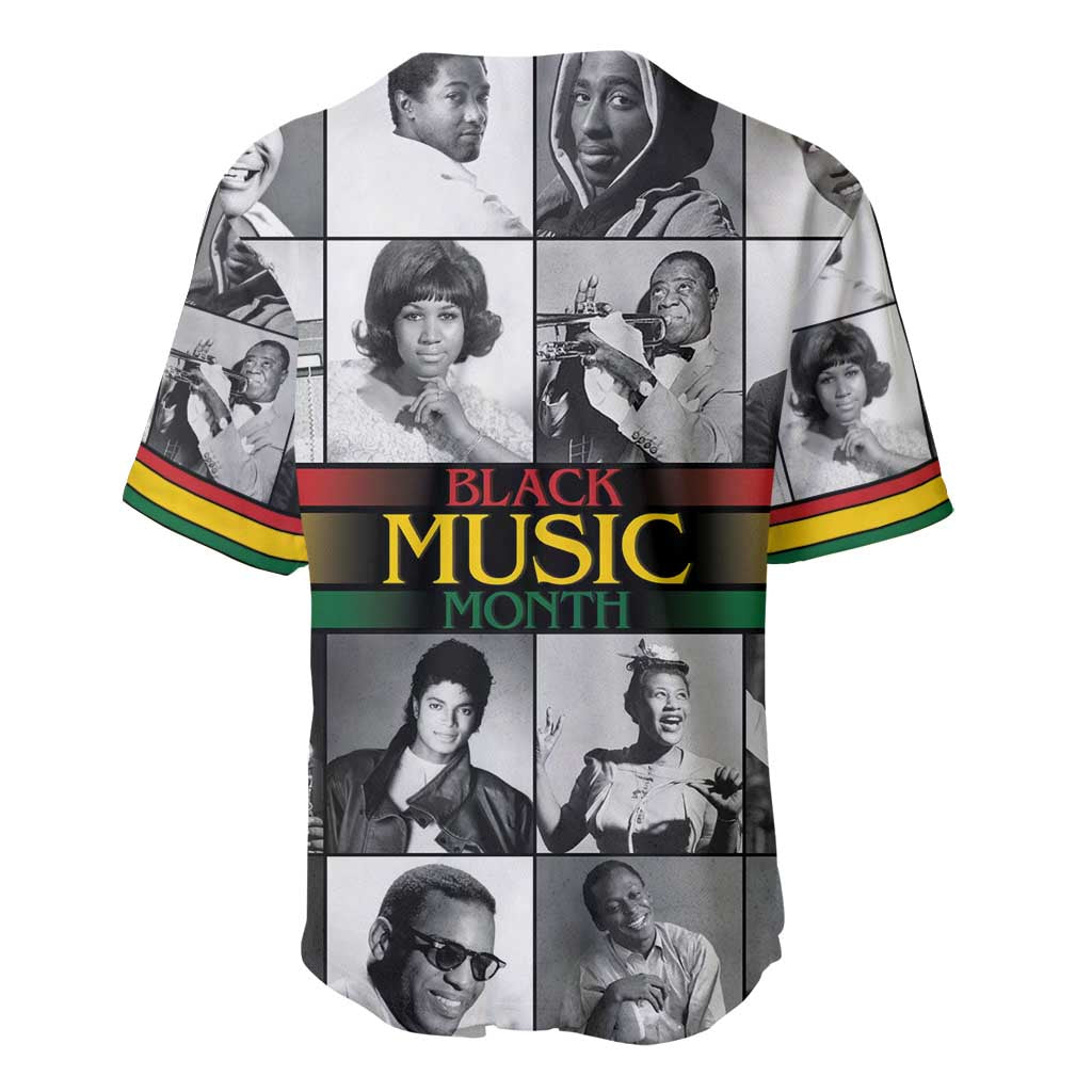 Black Music Month Legends Tribute Baseball Jersey LT15