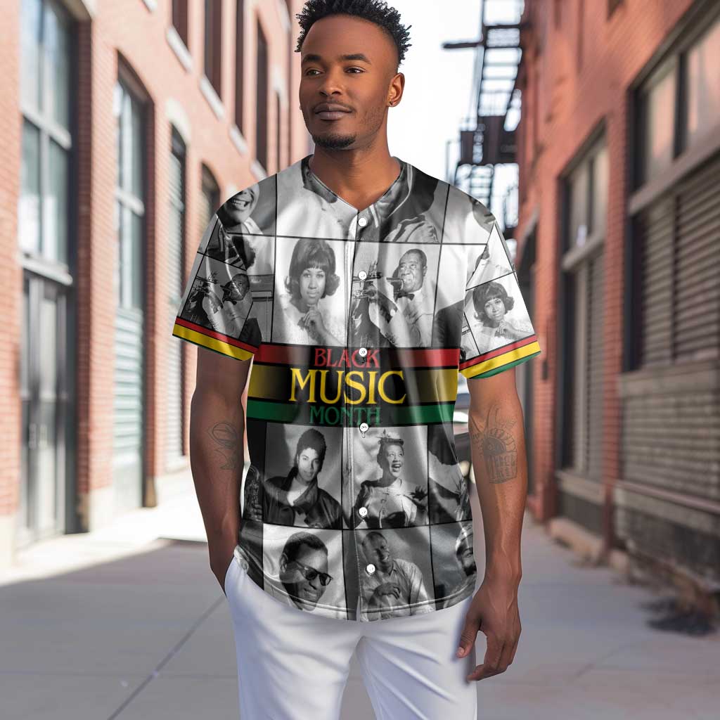 Black Music Month Legends Tribute Baseball Jersey LT15