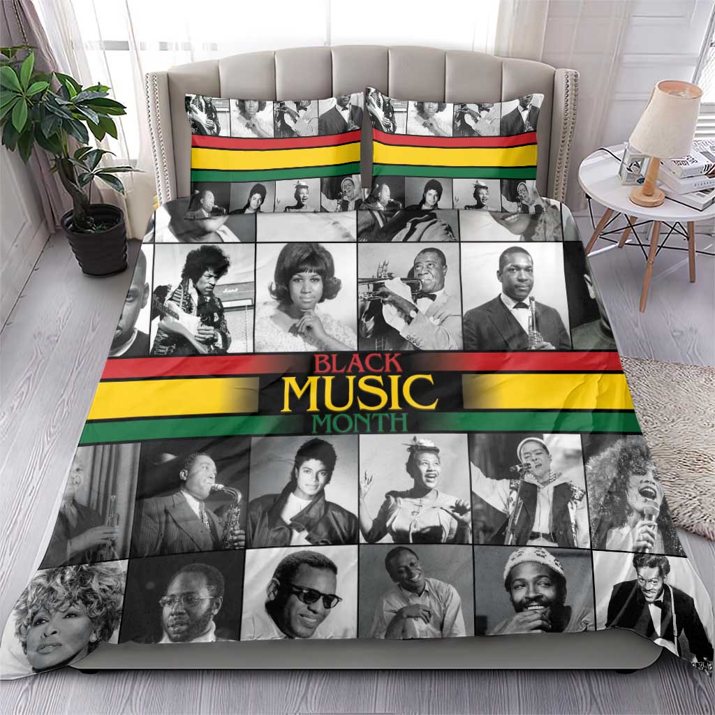 Black Music Month Legends Tribute Bedding Set LT15