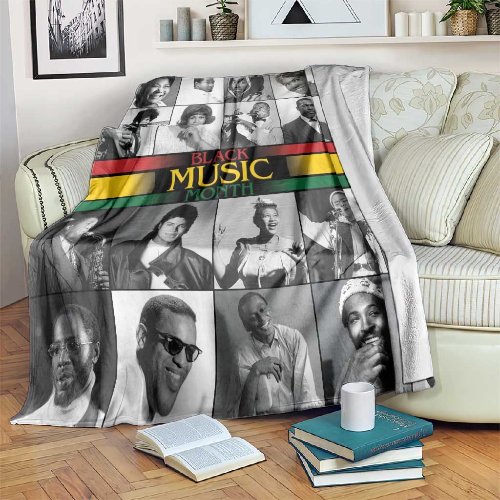 Black Music Month Legends Tribute Blanket LT15