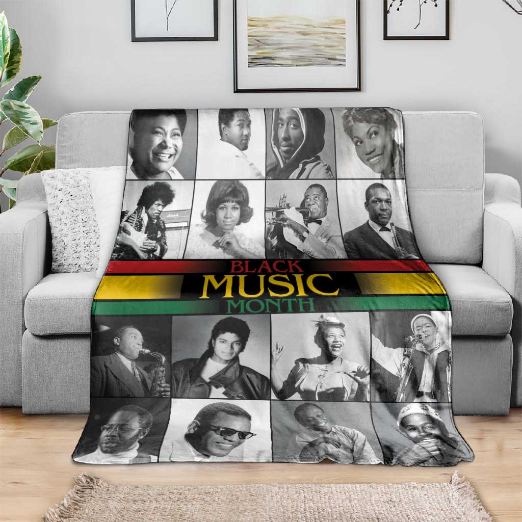 Black Music Month Legends Tribute Blanket LT15
