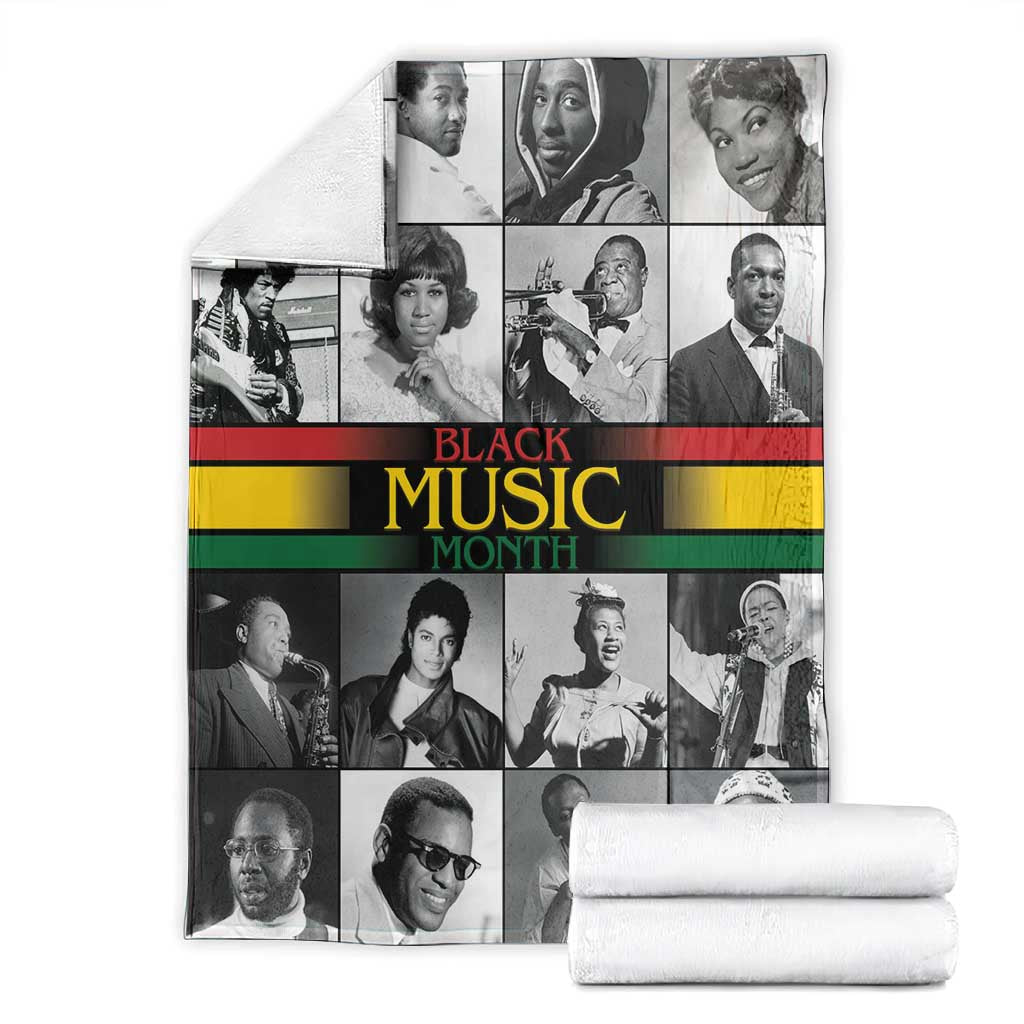 Black Music Month Legends Tribute Blanket LT15