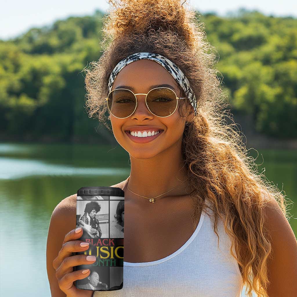 Black Music Month Legends Tribute 4 in 1 Can Cooler Tumbler LT15