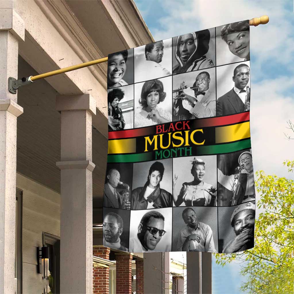 Black Music Month Legends Tribute Garden Flag LT15