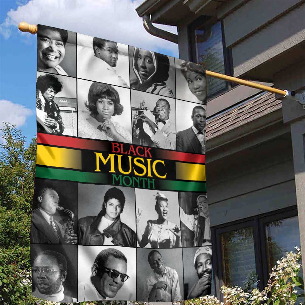 Black Music Month Legends Tribute Garden Flag LT15