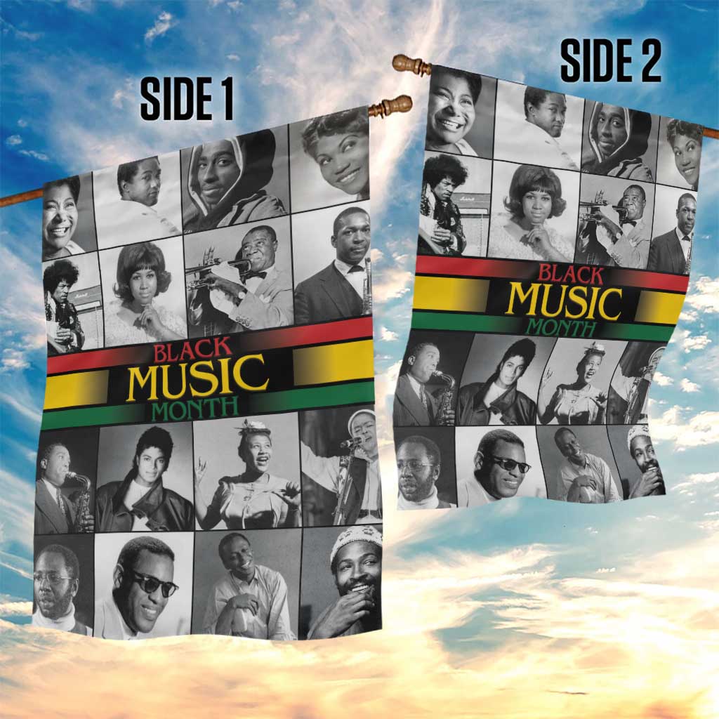 Black Music Month Legends Tribute Garden Flag LT15