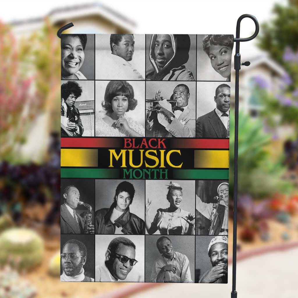 Black Music Month Legends Tribute Garden Flag LT15