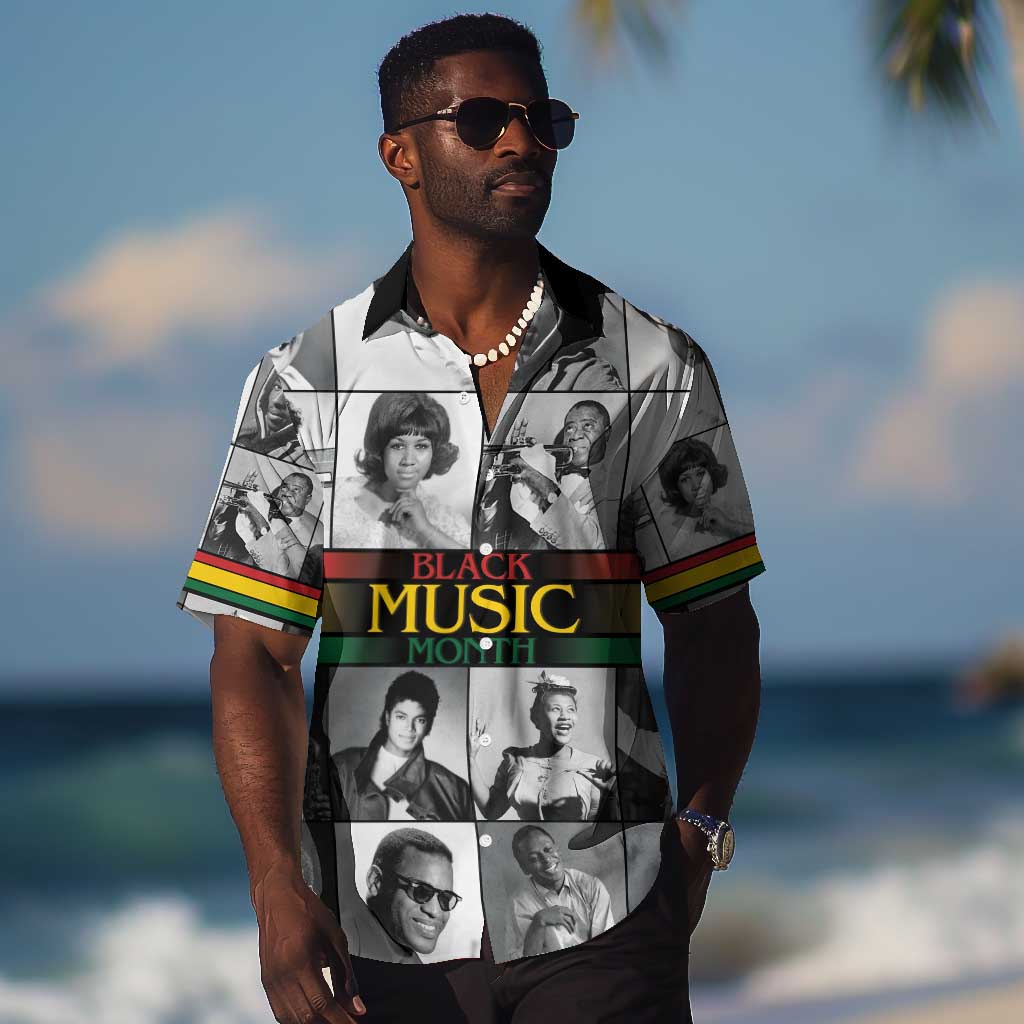 Black Music Month Legends Tribute Hawaiian Shirt LT15