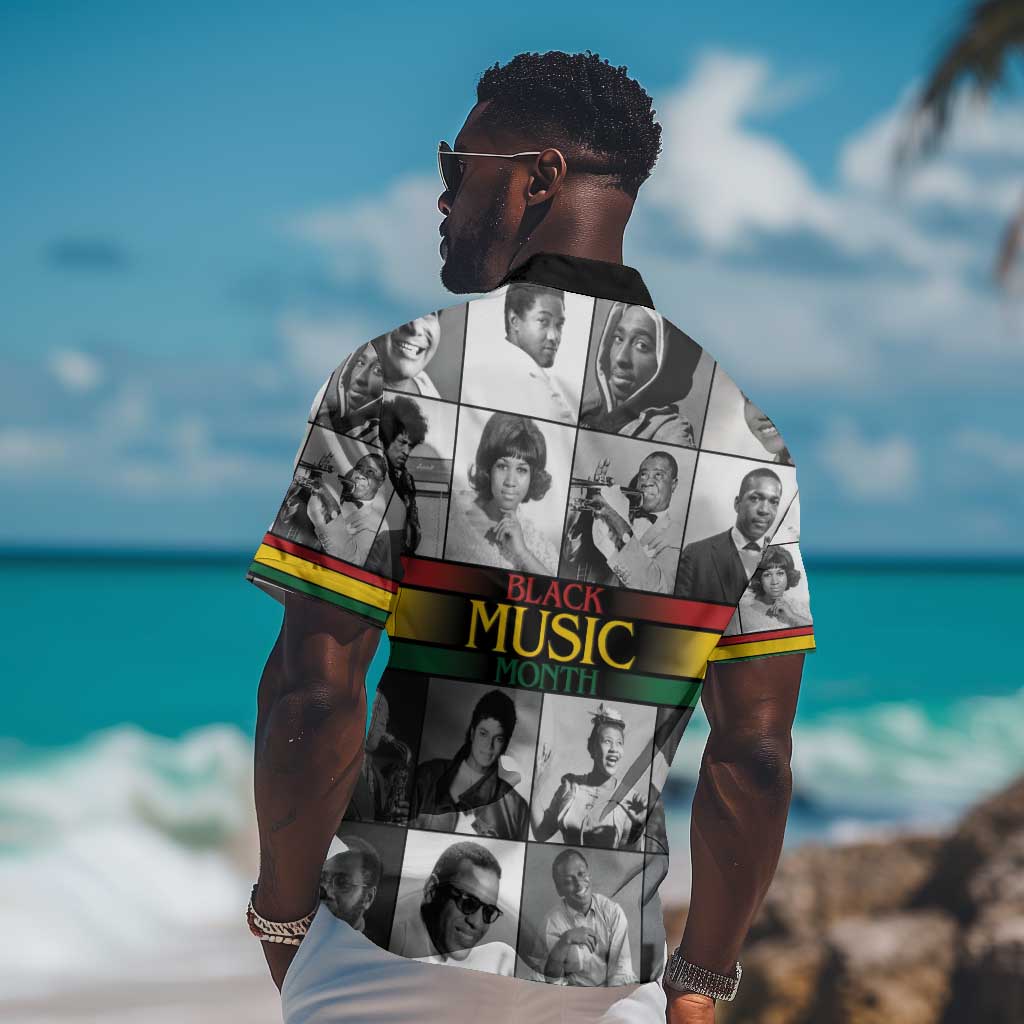 Black Music Month Legends Tribute Hawaiian Shirt LT15