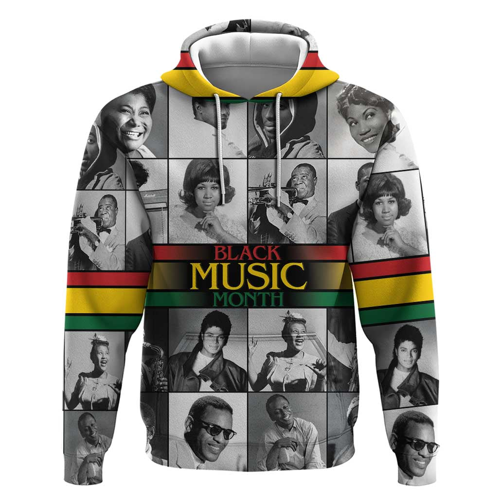 African-American Black Music Month Hoodie Legends Tribute LT15