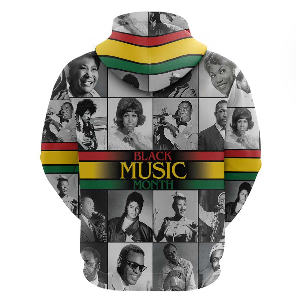 African-American Black Music Month Hoodie Legends Tribute LT15