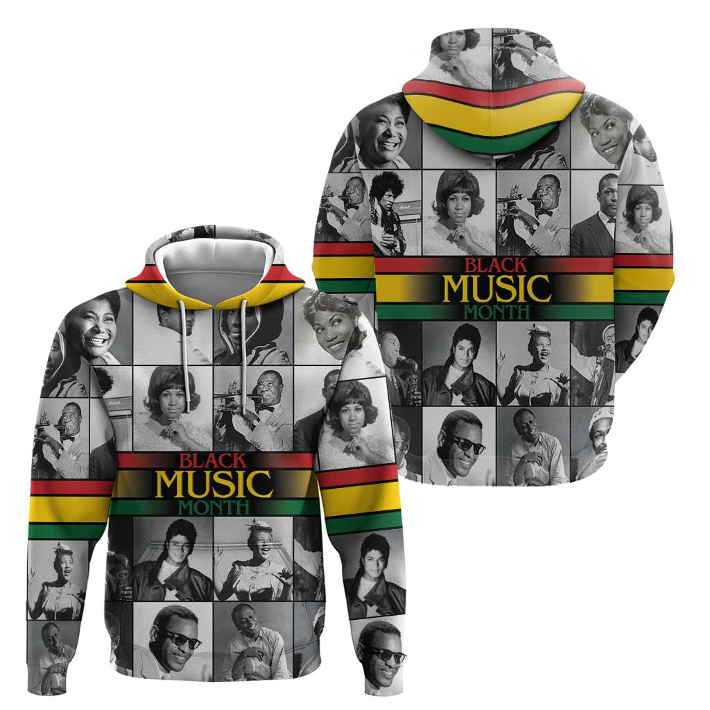 African-American Black Music Month Hoodie Legends Tribute LT15