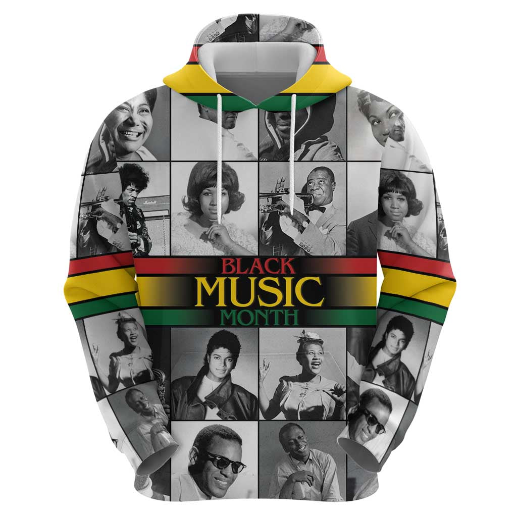 African-American Black Music Month Hoodie Legends Tribute LT15