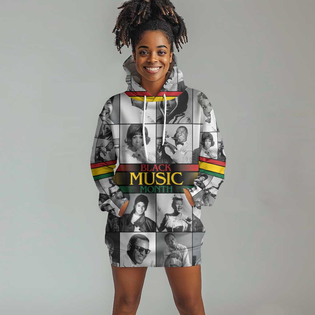 Black Music Month Legends Tribute Hoodie Dress LT15