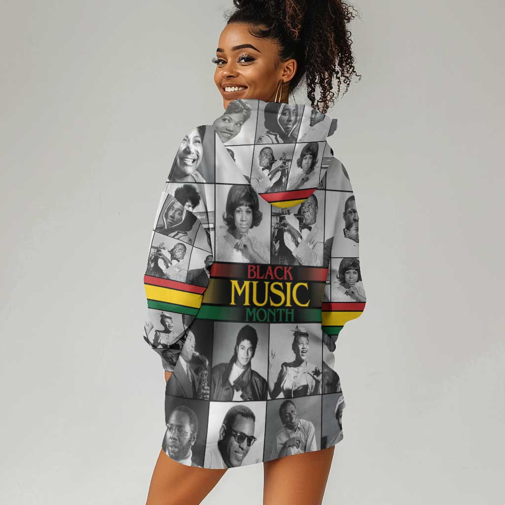 Black Music Month Legends Tribute Hoodie Dress LT15