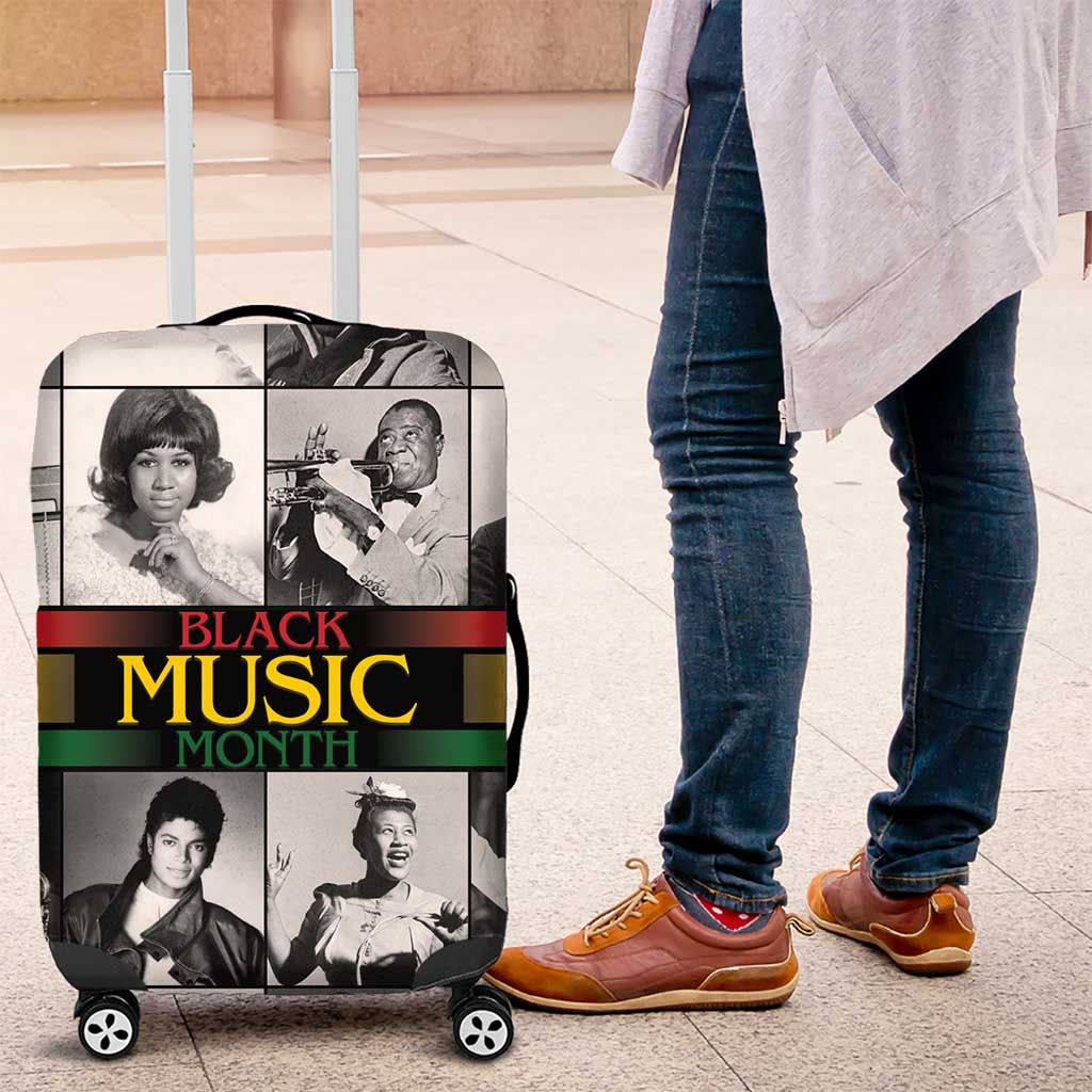 African-American Black Music Month Luggage Cover Legends Tribute LT15