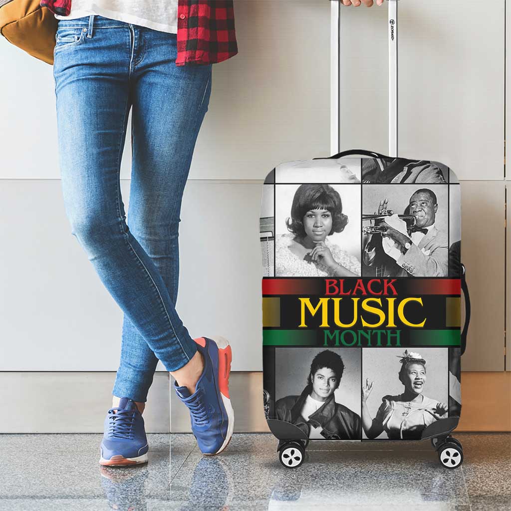 African-American Black Music Month Luggage Cover Legends Tribute LT15
