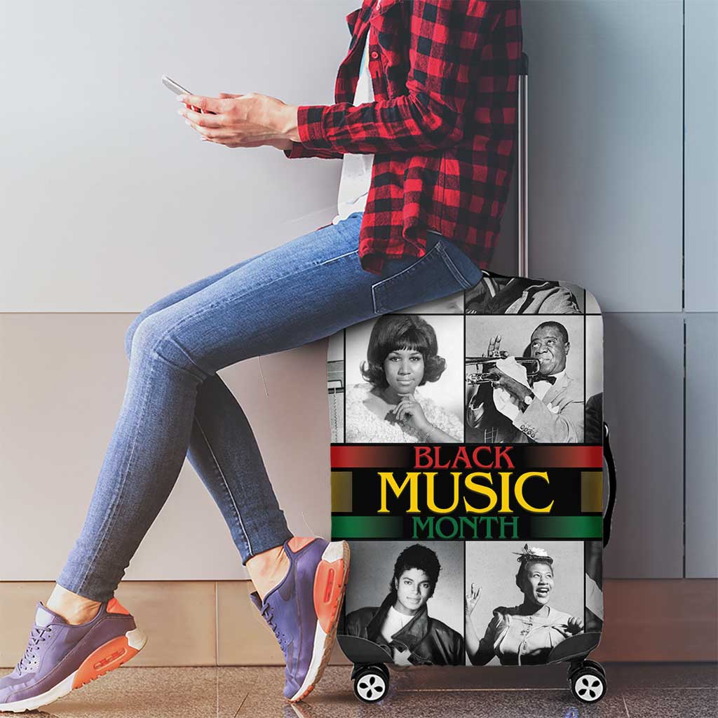 African-American Black Music Month Luggage Cover Legends Tribute LT15