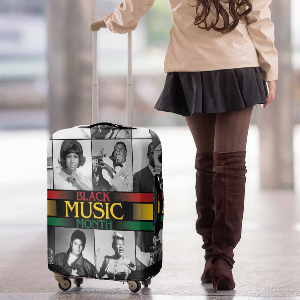 African-American Black Music Month Luggage Cover Legends Tribute LT15