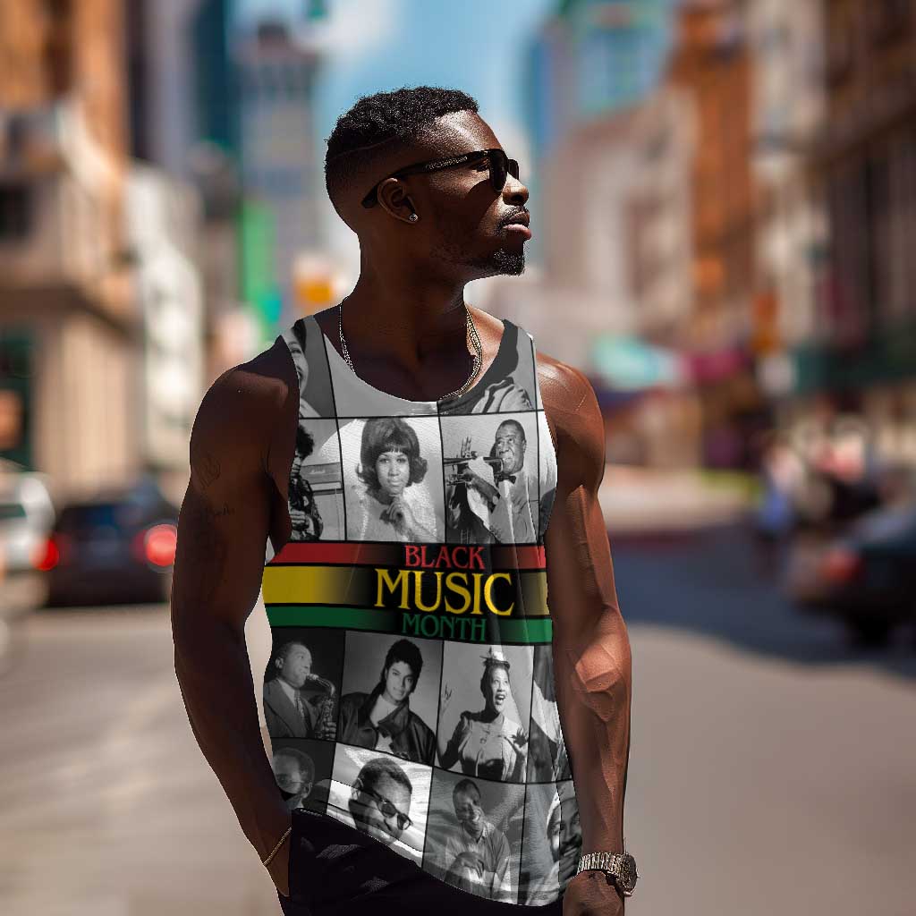 Black Music Month Legends Tribute Men Tank Top LT15