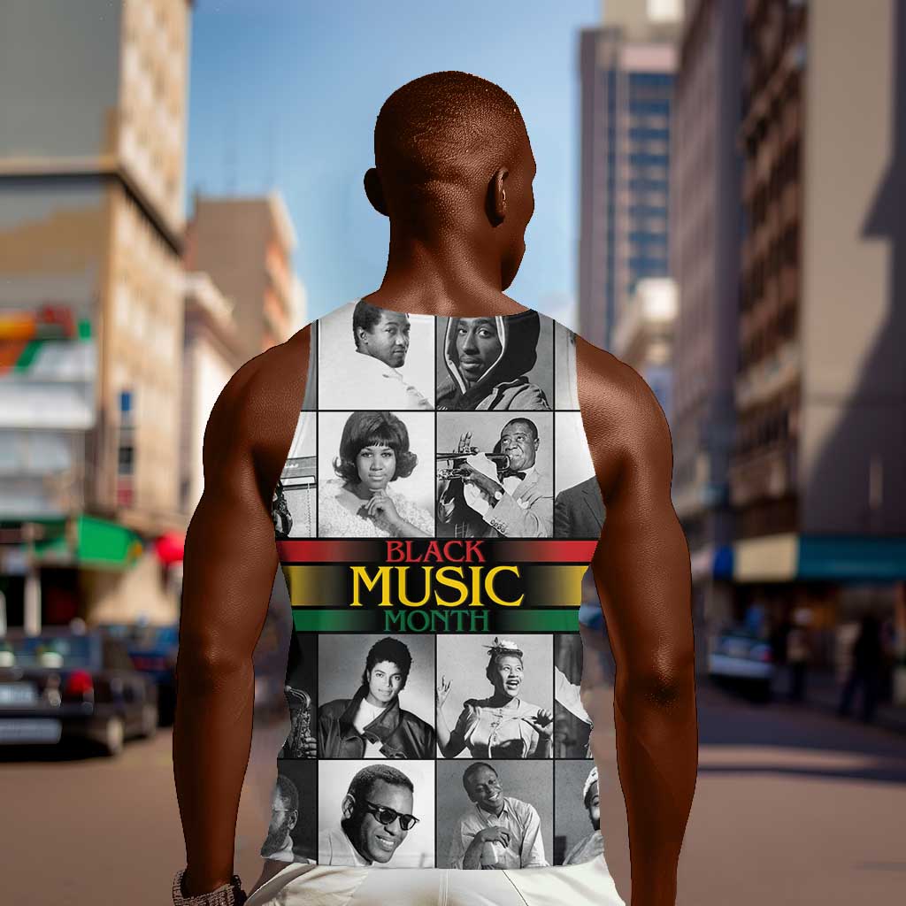 Black Music Month Legends Tribute Men Tank Top LT15