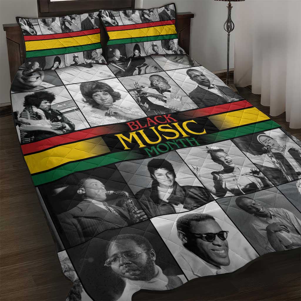 Black Music Month Legends Tribute Quilt Bed Set LT15