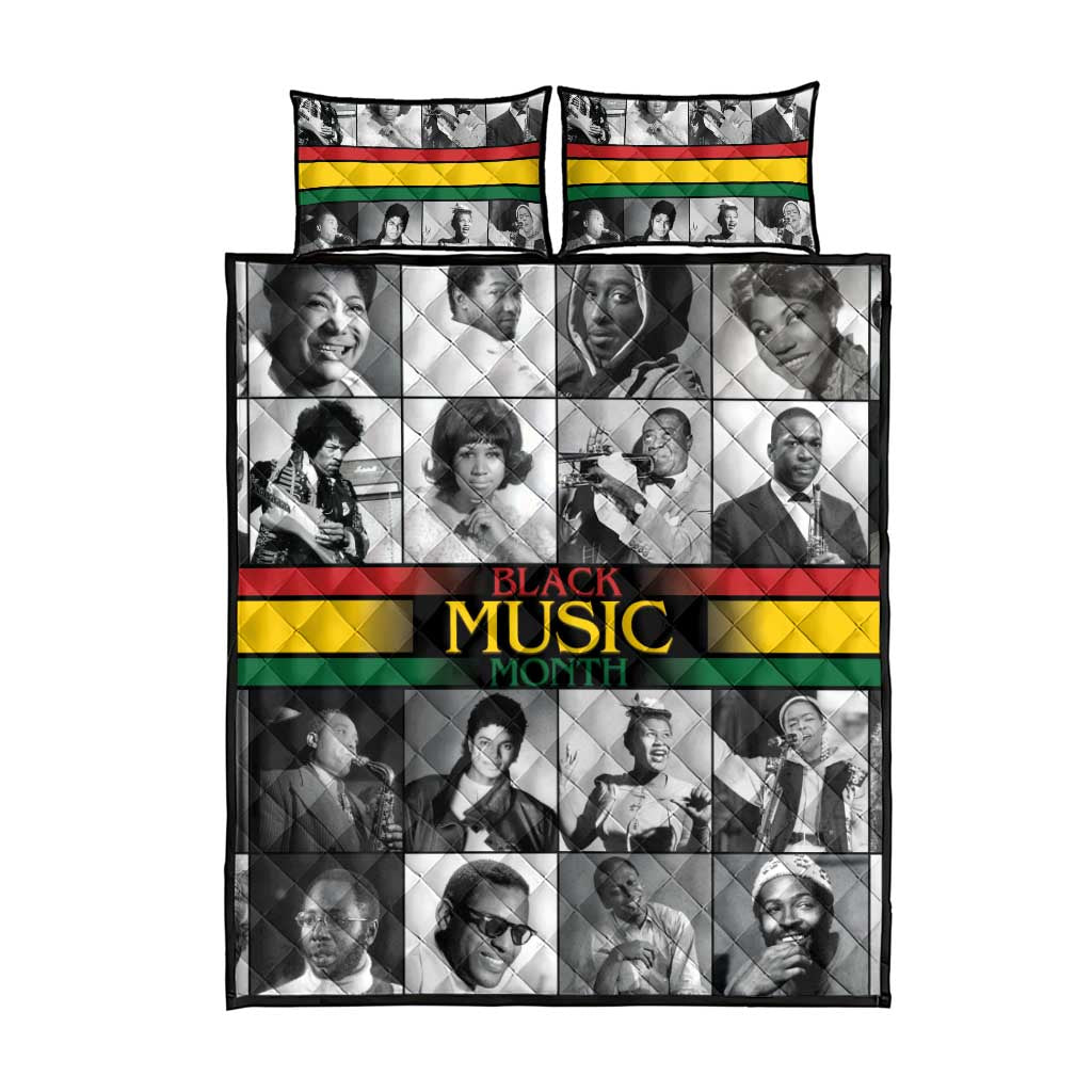 Black Music Month Legends Tribute Quilt Bed Set LT15