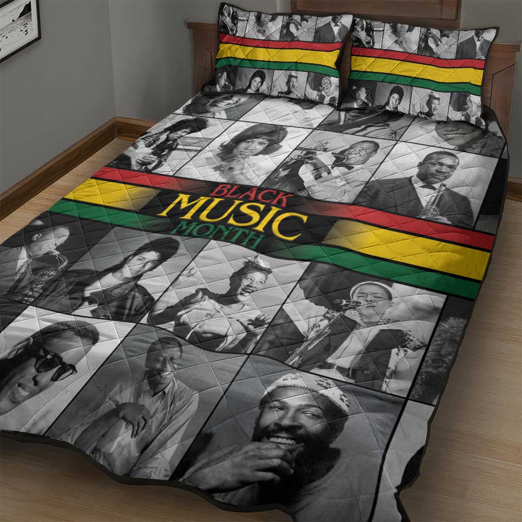 Black Music Month Legends Tribute Quilt Bed Set LT15