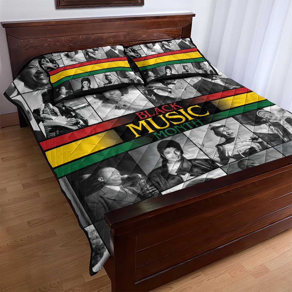Black Music Month Legends Tribute Quilt Bed Set LT15