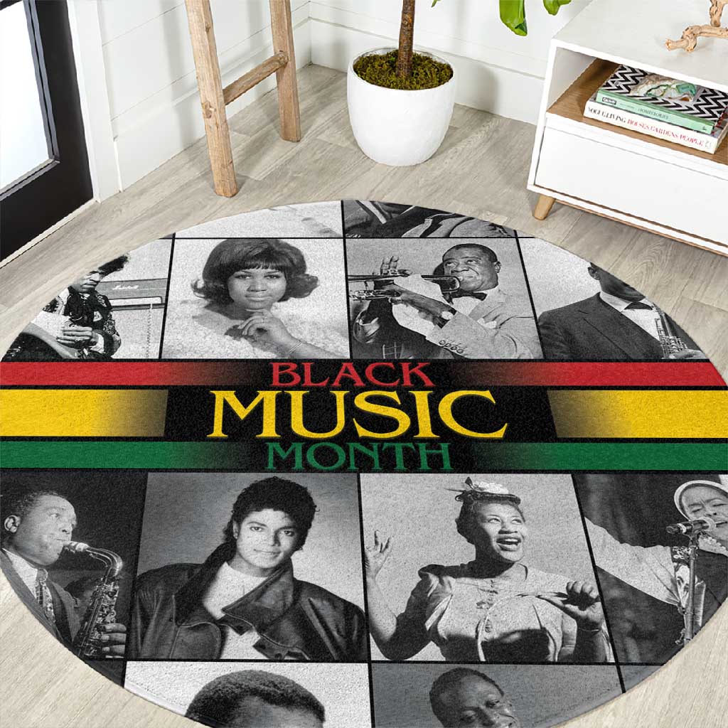 Black Music Month Legends Tribute Round Carpet LT15