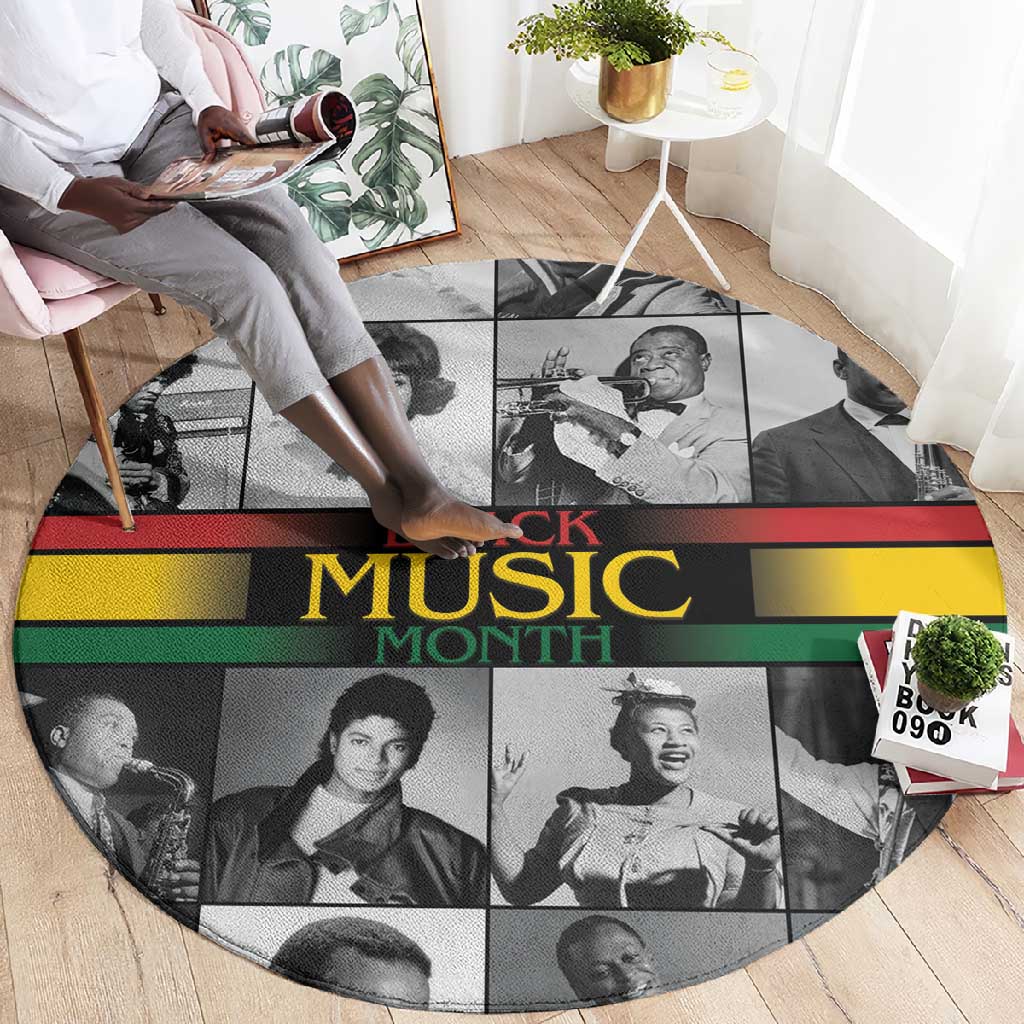 Black Music Month Legends Tribute Round Carpet LT15