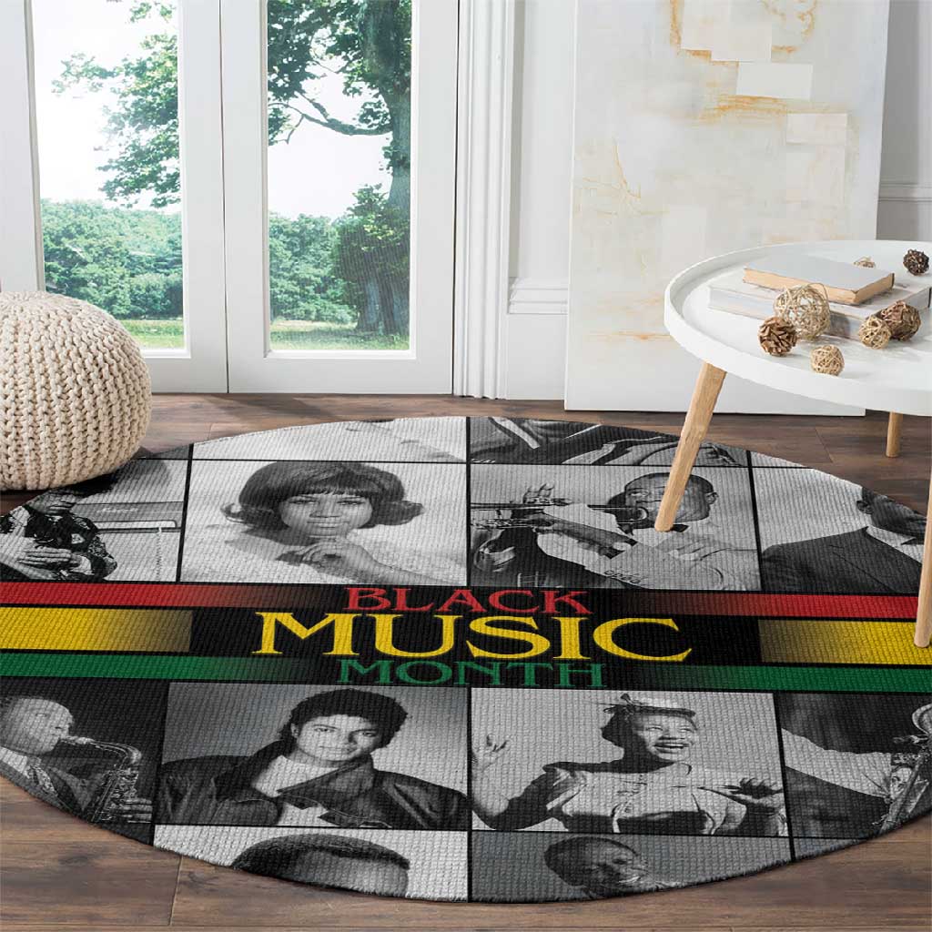 Black Music Month Legends Tribute Round Carpet LT15