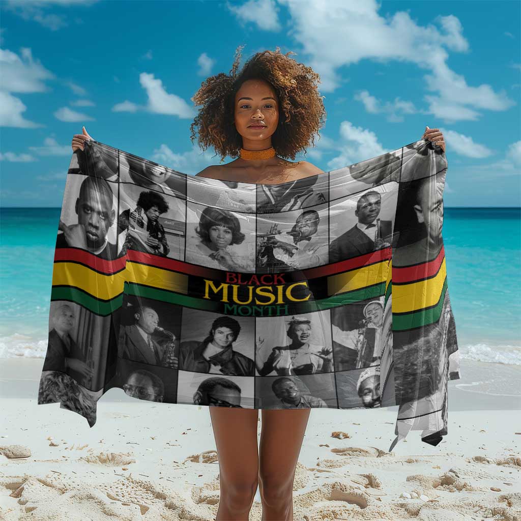 Black Music Month Legends Tribute Sarong LT15
