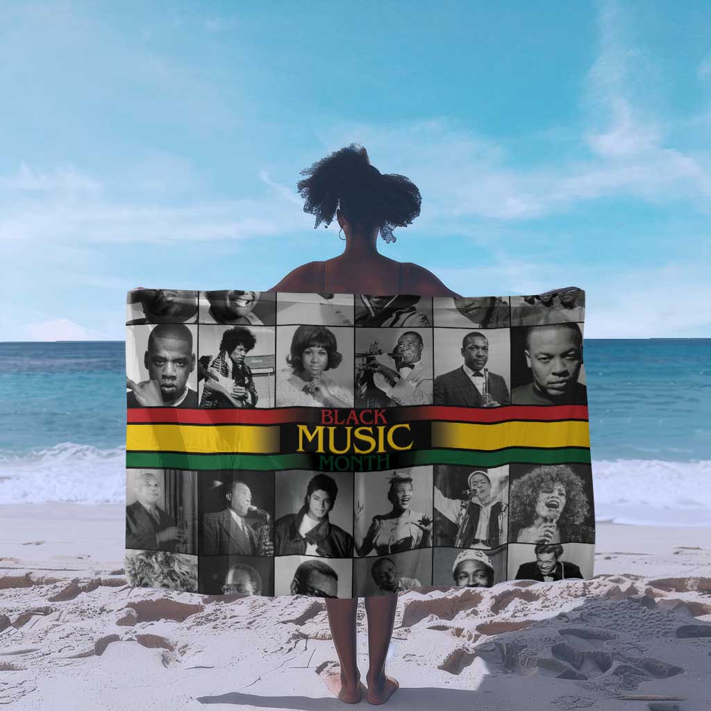 Black Music Month Legends Tribute Sarong LT15