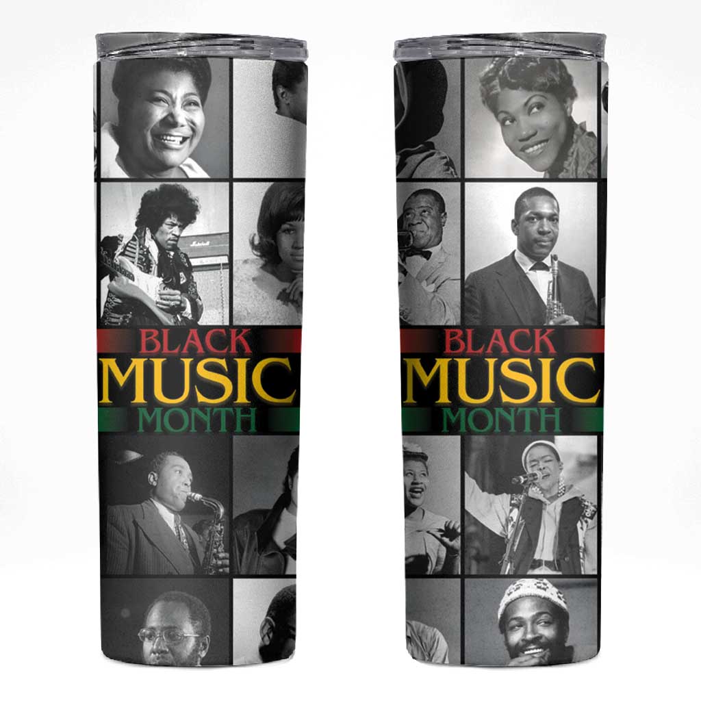 Black Music Month Legends Tribute Skinny Tumbler LT15