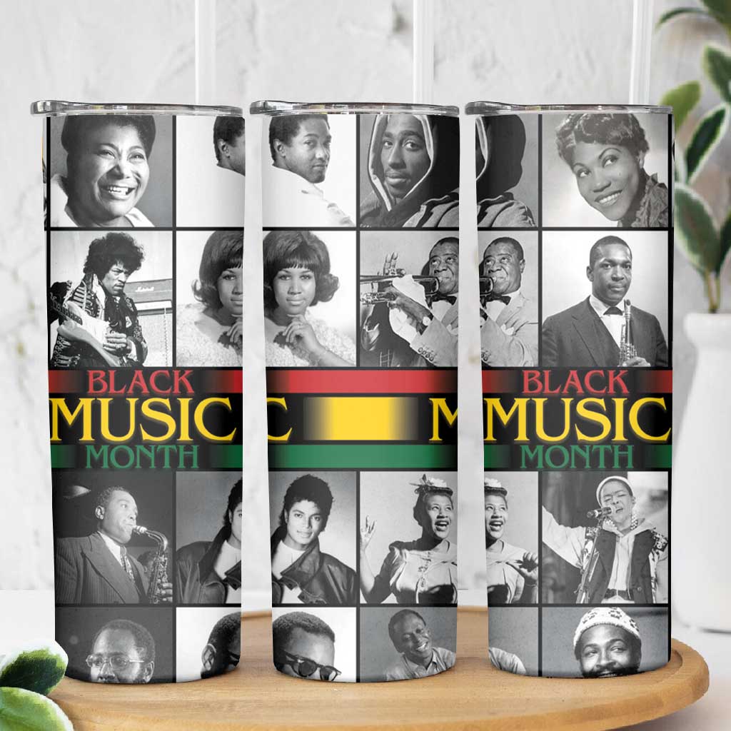 Black Music Month Legends Tribute Skinny Tumbler LT15