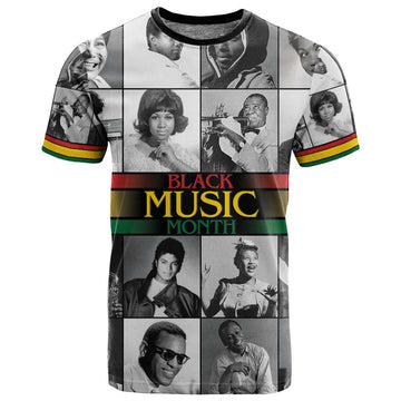 Black Music Month Legends Tribute T shirt LT15