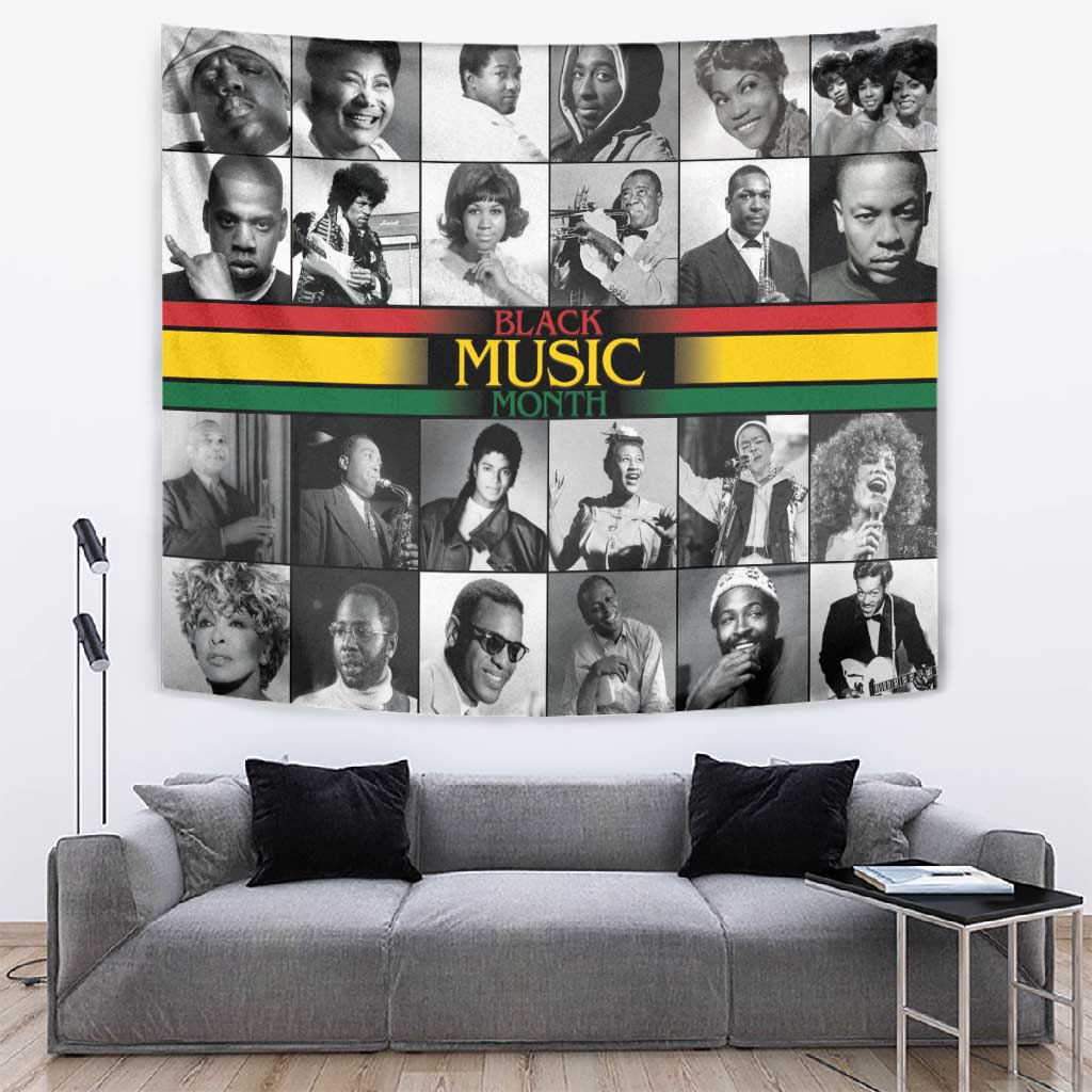 Black Music Month Legends Tribute Tapestry LT15
