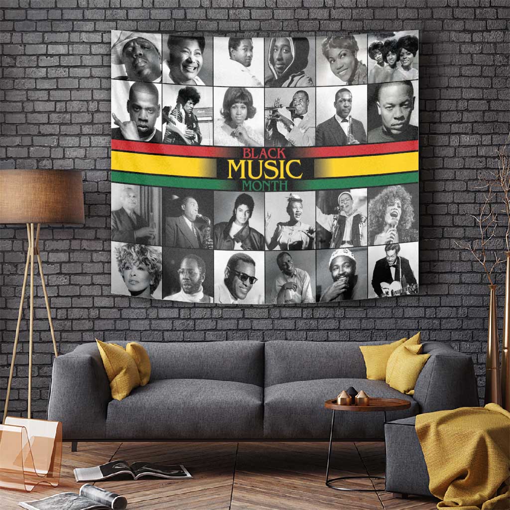 Black Music Month Legends Tribute Tapestry LT15