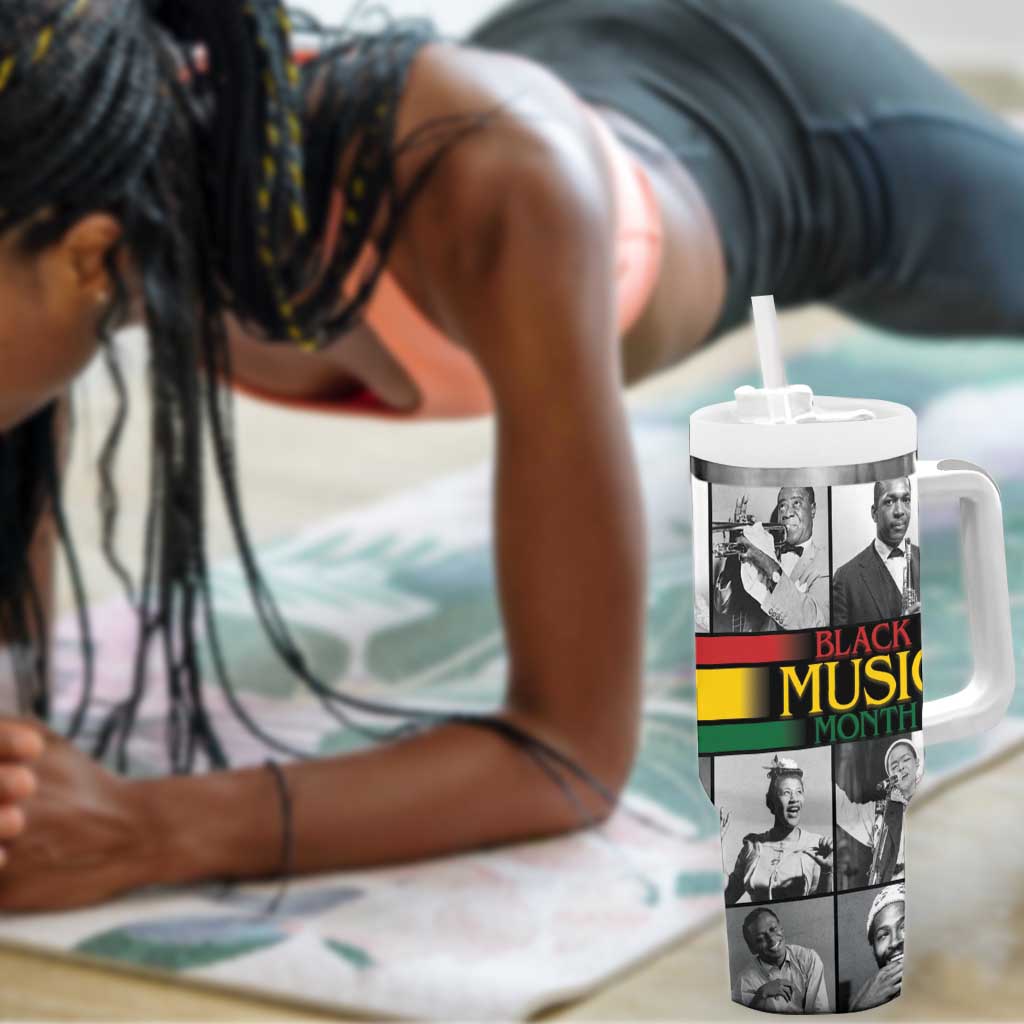 Black Music Month Legends Tribute Tumbler With Handle LT15