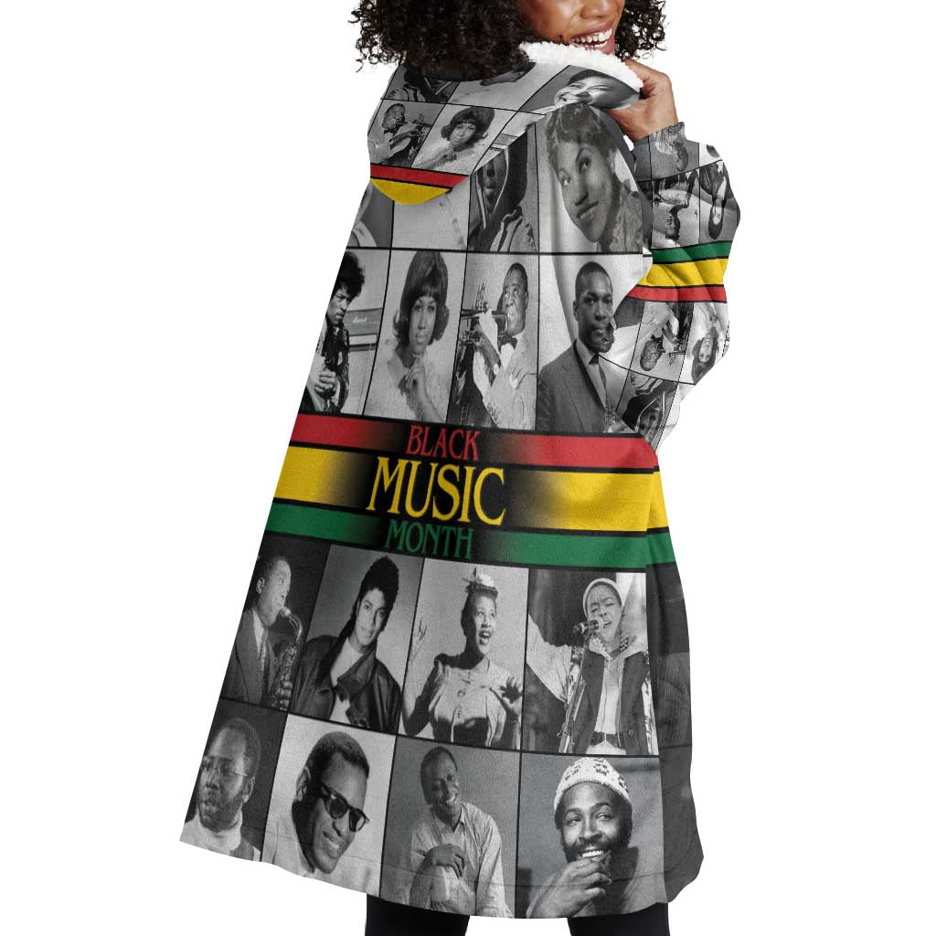 Black Music Month Legends Tribute Wearable Blanket Hoodie LT15