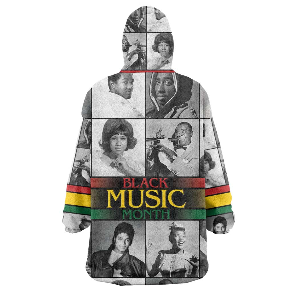 Black Music Month Legends Tribute Wearable Blanket Hoodie LT15